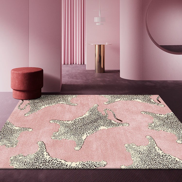 Commercial Printing Format - Light Luxury Plush Lounge Rug Home