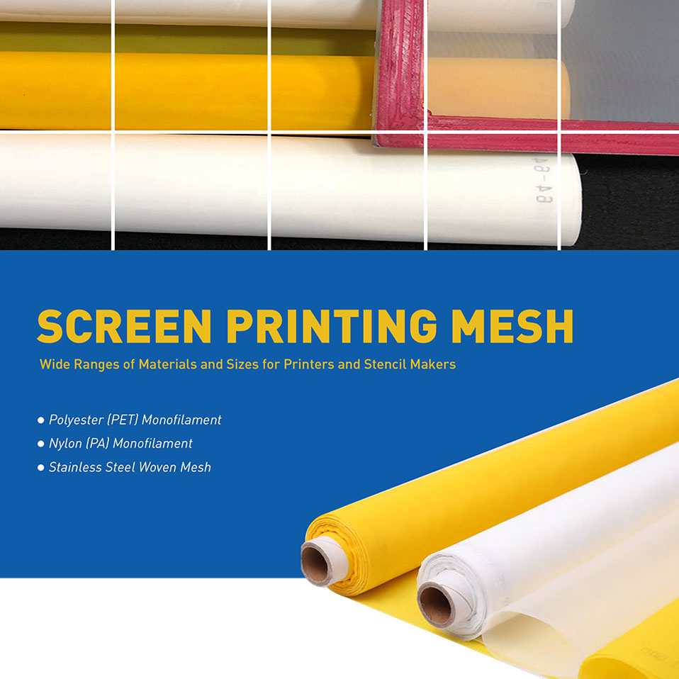 Commercial Fabric Printing - 127CM Width 24T-80T Polyester Filter Mesh