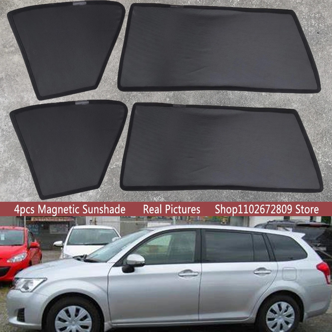 Screen Printing Frame Mesh - Magnetic Car Sunshade Shield Front Windshield