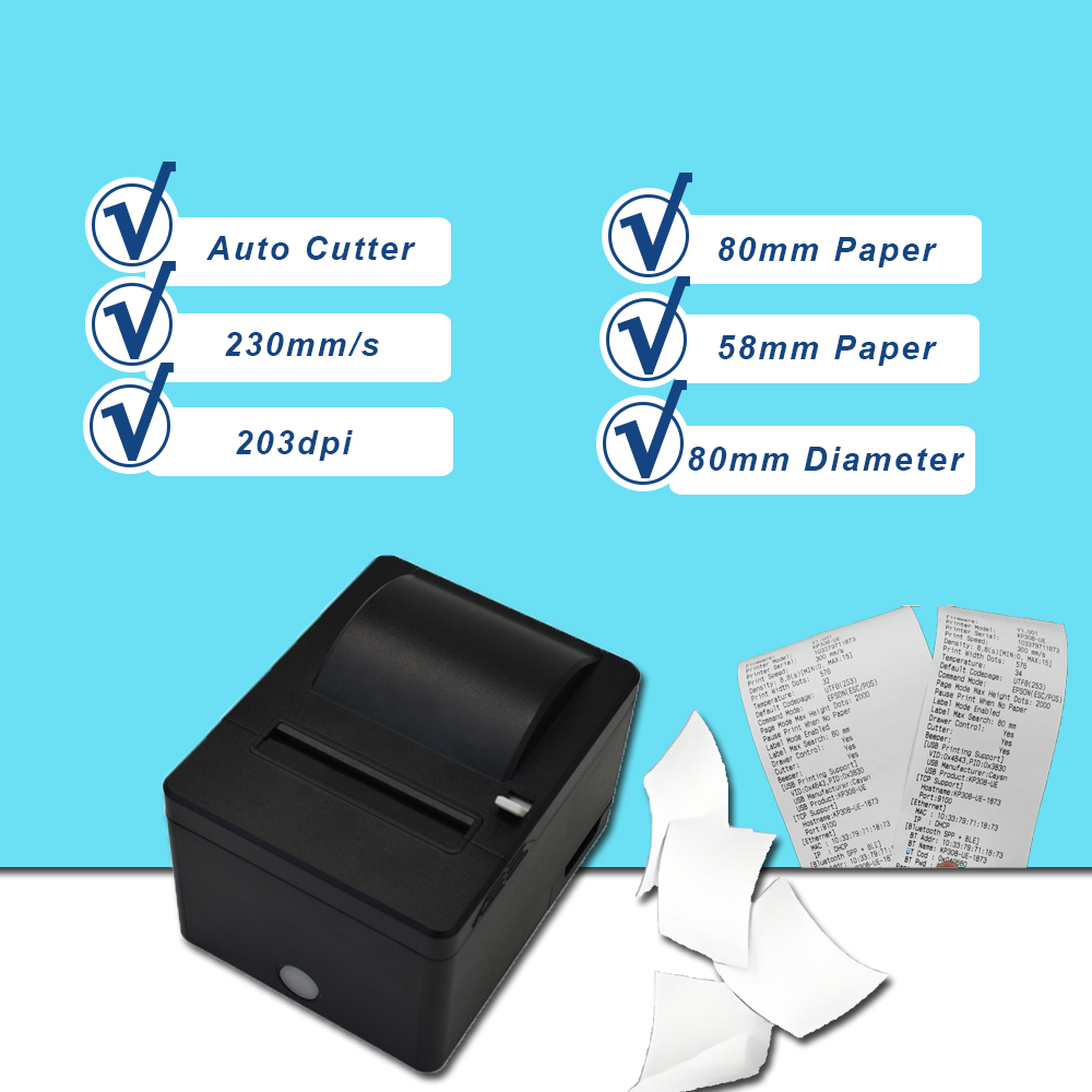 Commercial Printing Business - Wireless Bluetooth Thermal Receipt Barcode Printers