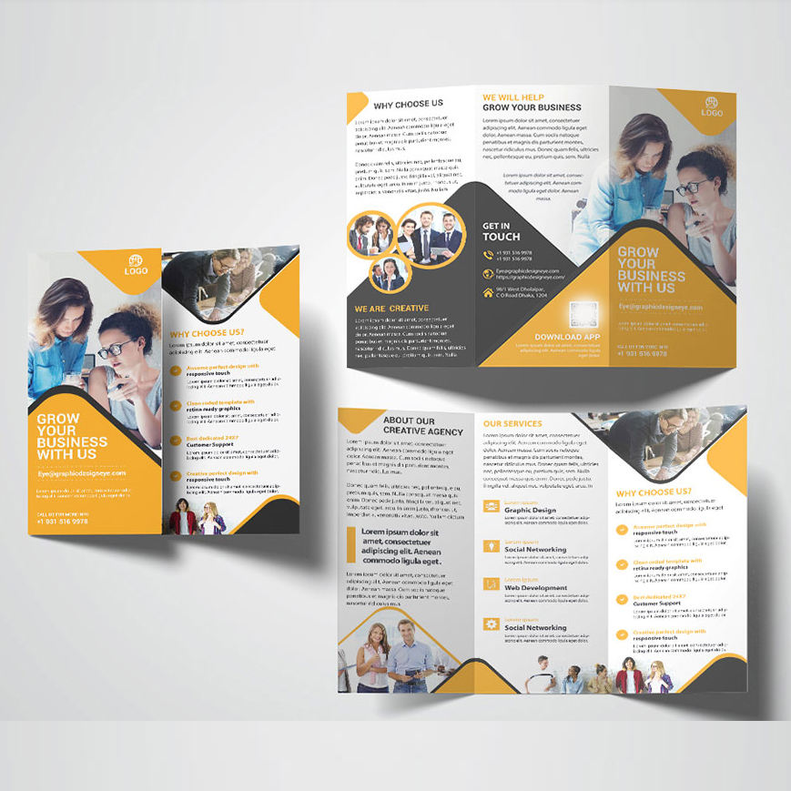 Custom Full Color Flyer Brochu - огляд і ціна Commercial Printing Business