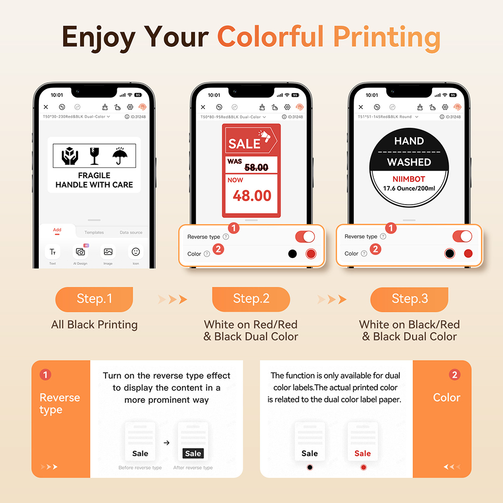 Niimbot B21 PRO Red Black Colo - огляд і ціна Commercial Printing Business