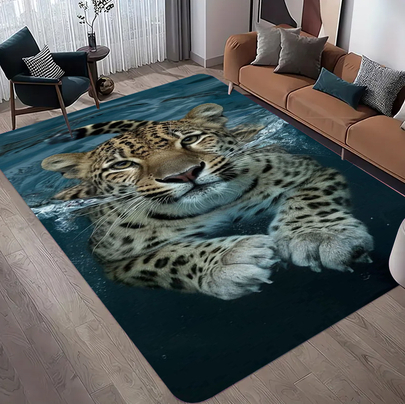Leopard Pattern Rug Realistic  - огляд і ціна Commercial Printing Format