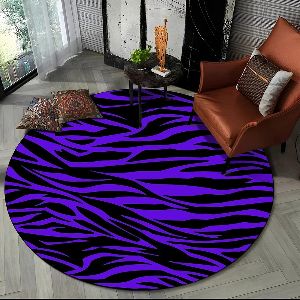 Pink Zebra Stripe Print Round  - огляд і ціна Commercial Printing Format