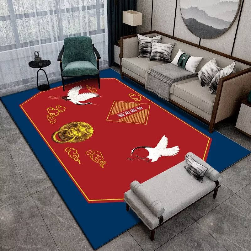 Chinese Style Flower Carpet fo - огляд і ціна Commercial Fabric Printing