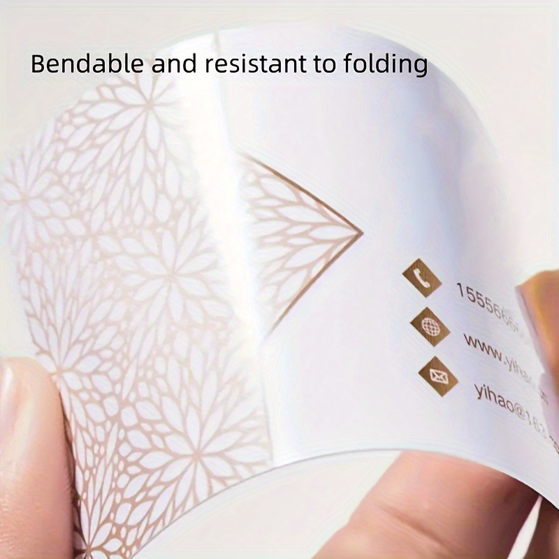 Matte Finish 100 PCS PVC Busin - огляд і ціна Commercial Printing Business