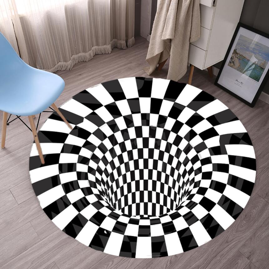 Geometric Bedroom Rugs Black W - огляд і ціна Commercial Fabric Printing