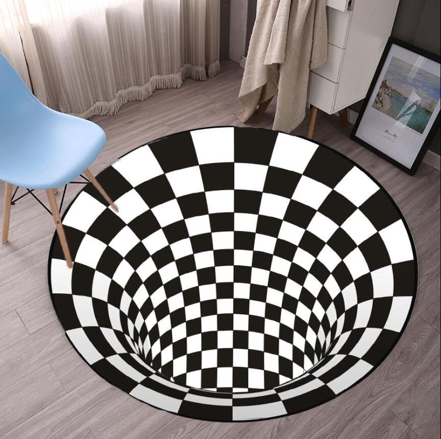 Geometric Bedroom Rugs Black W - огляд і ціна Commercial Fabric Printing