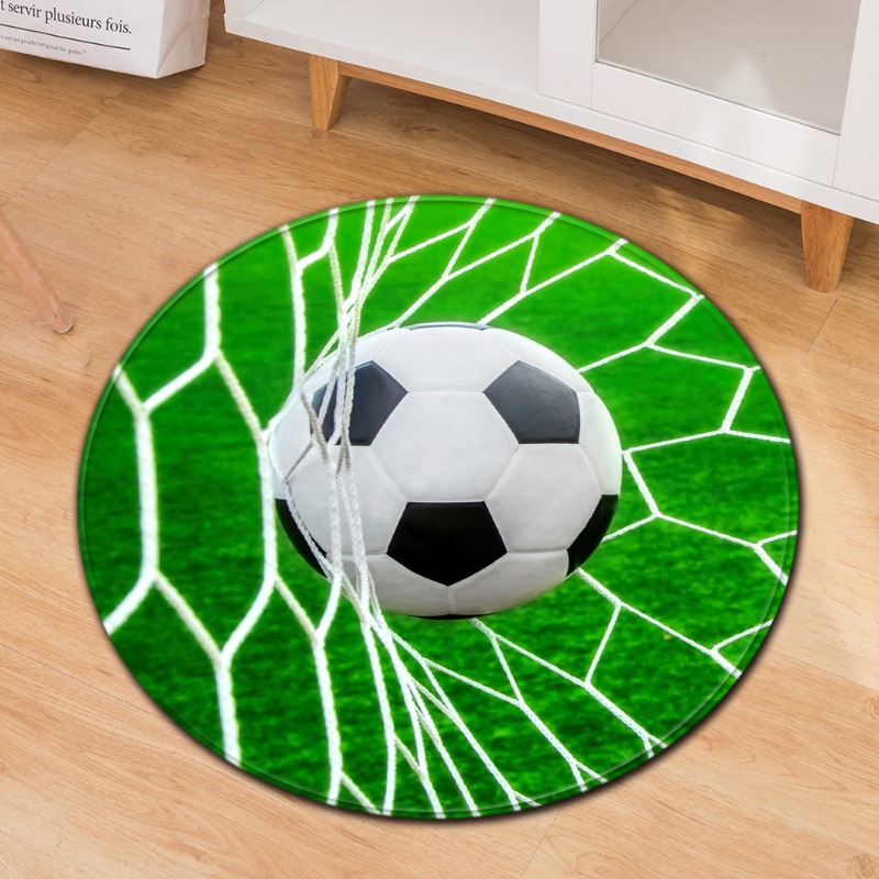 Soccer Theme Round Carpet Spor - огляд і ціна Commercial Printing Format