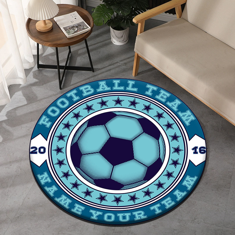 Soccer Theme Round Carpet Spor - огляд і ціна Commercial Printing Format
