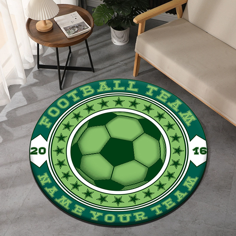 Soccer Theme Round Carpet Spor - огляд і ціна Commercial Printing Format